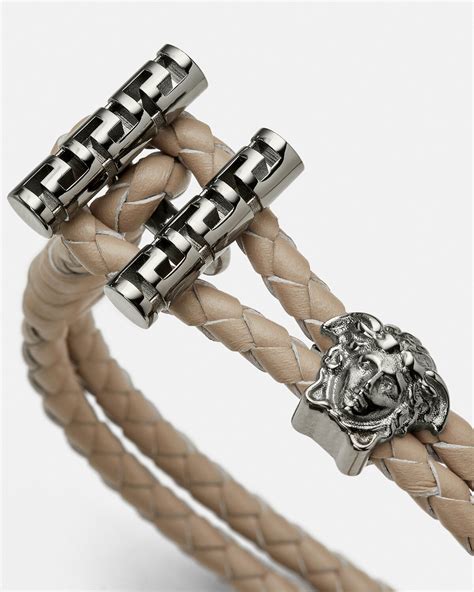 versace gold bracelet ebay|versace medusa braided bracelet.